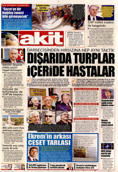 YENİ AKİT 8 Nisan 2025 gazete manşeti