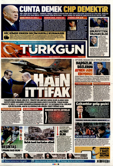 TÜRKGÜN 8 Nisan 2025 gazete manşeti