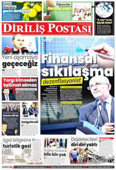 DİRİLİŞ POSTASI 8 Nisan 2025 gazete manşeti
