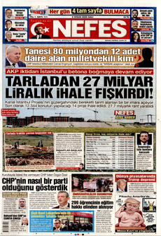 NEFES 8 Nisan 2025 gazete manşeti