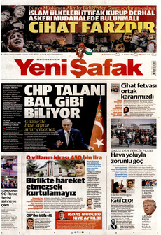YENİ ŞAFAK 9 Nisan 2025 gazete manşeti