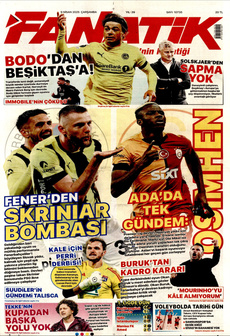 FANATİK 9 Nisan 2025 gazete manşeti