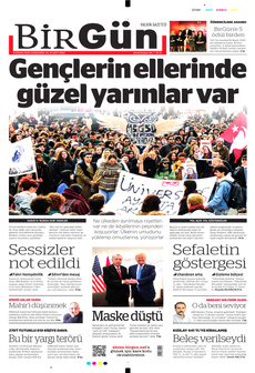 BİRGÜN 9 Nisan 2025 gazete manşeti