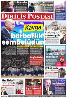 DİRİLİŞ POSTASI 9 Nisan 2025 gazete manşeti