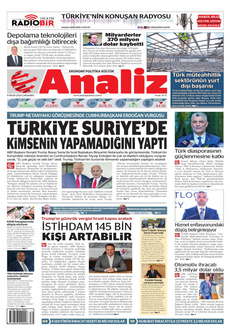 ANALİZ 9 Nisan 2025 gazete manşeti
