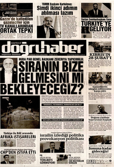 DOĞRU HABER 9 Nisan 2025 gazete manşeti