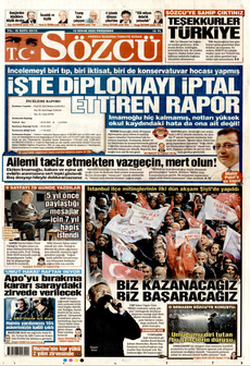 SÖZCÜ 10 Nisan 2025 gazete manşeti