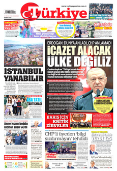 TÜRKİYE GAZETESİ 10 Nisan 2025 gazete manşeti