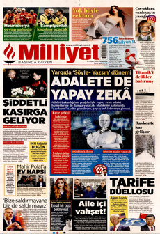 MİLLİYET 10 Nisan 2025 gazete manşeti