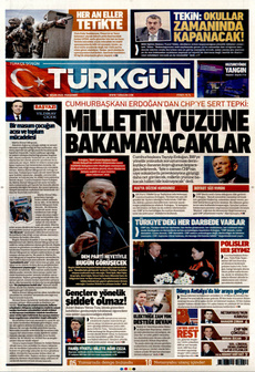 TÜRKGÜN 10 Nisan 2025 gazete manşeti