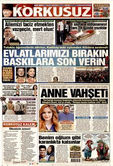 KORKUSUZ 10 Nisan 2025 gazete manşeti