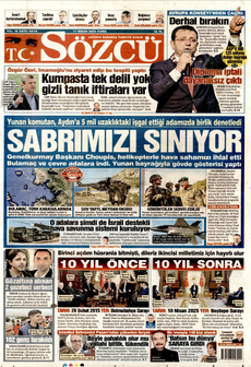 SÖZCÜ 11 Nisan 2025 gazete manşeti