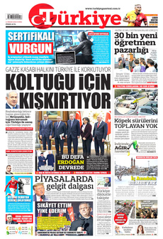 TÜRKİYE GAZETESİ 11 Nisan 2025 gazete manşeti