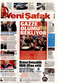 YENİ ŞAFAK 11 Nisan 2025 gazete manşeti