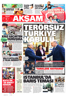 AKŞAM 11 Nisan 2025 gazete manşeti