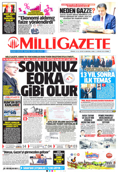 MİLLİ GAZETE 11 Nisan 2025 gazete manşeti