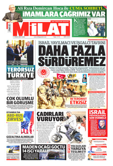 MİLAT 11 Nisan 2025 gazete manşeti