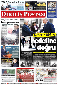 DİRİLİŞ POSTASI 11 Nisan 2025 gazete manşeti