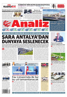 ANALİZ 11 Nisan 2025 gazete manşeti