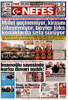 NEFES 11 Nisan 2025 gazete manşeti
