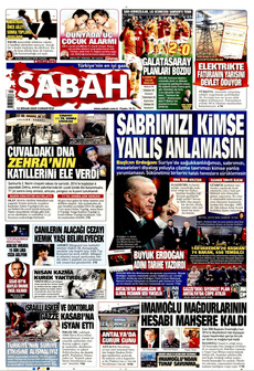 SABAH 12 Nisan 2025 gazete manşeti
