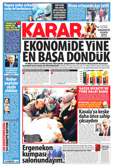 KARAR 12 Nisan 2025 gazete manşeti