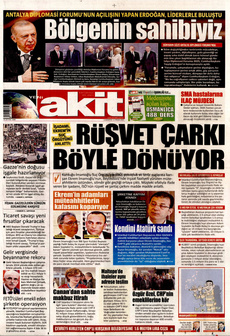 YENİ AKİT 12 Nisan 2025 gazete manşeti