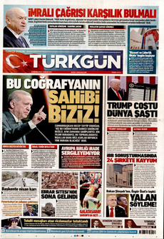 TÜRKGÜN 12 Nisan 2025 gazete manşeti