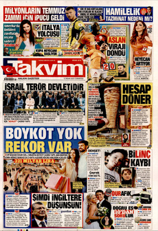 TAKVİM 12 Nisan 2025 gazete manşeti