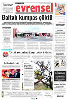 EVRENSEL 12 Nisan 2025 gazete manşeti