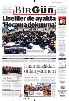 BİRGÜN 12 Nisan 2025 gazete manşeti