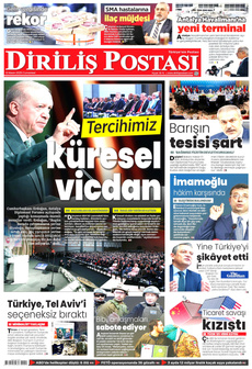 DİRİLİŞ POSTASI 12 Nisan 2025 gazete manşeti