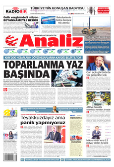 ANALİZ 12 Nisan 2025 gazete manşeti