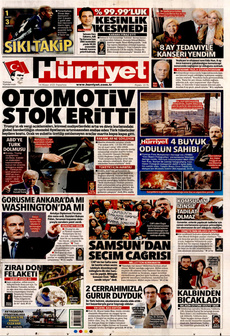 HÜRRİYET 14 Nisan 2025 gazete manşeti