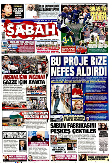 SABAH 14 Nisan 2025 gazete manşeti