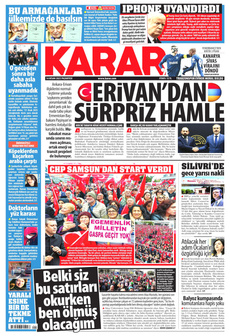 KARAR 14 Nisan 2025 gazete manşeti