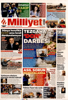 MİLLİYET 14 Nisan 2025 gazete manşeti