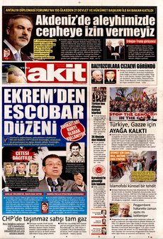 YENİ AKİT 14 Nisan 2025 gazete manşeti