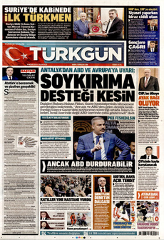 TÜRKGÜN 14 Nisan 2025 gazete manşeti