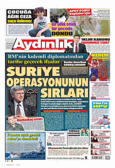 AYDINLIK GAZETESİ 14 Nisan 2025 gazete manşeti