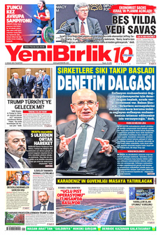 YENİBİRLİK 14 Nisan 2025 gazete manşeti
