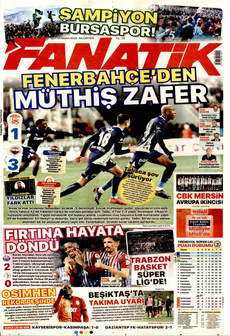 FANATİK 14 Nisan 2025 gazete manşeti