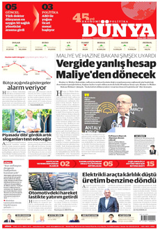 DÜNYA 14 Nisan 2025 gazete manşeti