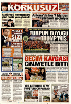 KORKUSUZ 14 Nisan 2025 gazete manşeti