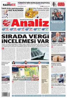 ANALİZ 14 Nisan 2025 gazete manşeti