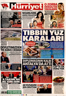 HÜRRİYET 13 Nisan 2025 gazete manşeti