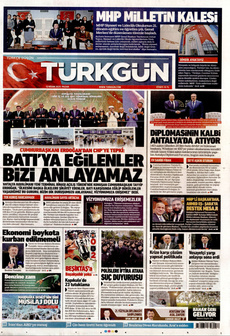 TÜRKGÜN 13 Nisan 2025 gazete manşeti