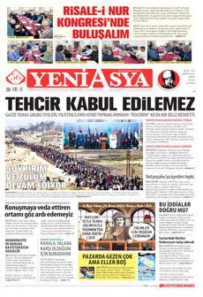 YENİ ASYA 13 Nisan 2025 gazete manşeti
