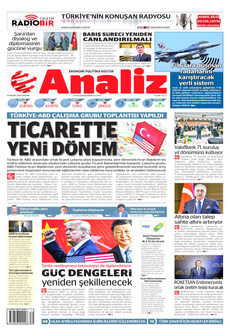 ANALİZ 13 Nisan 2025 gazete manşeti