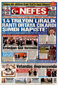 NEFES 13 Nisan 2025 gazete manşeti